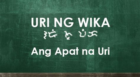 URI NG WIKA .